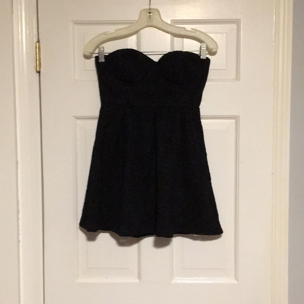 Twenty one Black, strapless dress.